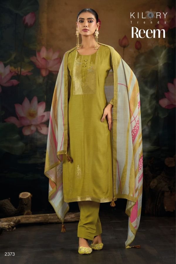 Kilory Trends Reem Muslin Silk Ladies Salwar Suit 2373
