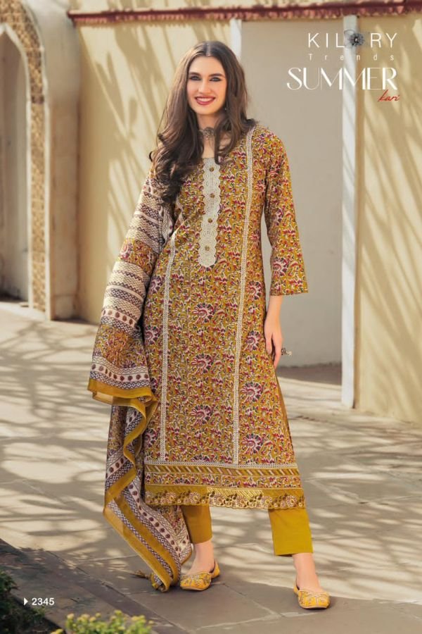Kilory Trends Summer Kari Camric Cotton Printed Suit 2345