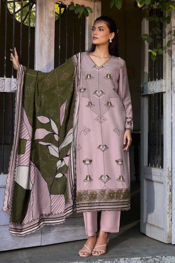 Kimora Fashion Heer Dastak Muslin Ladies Suit 2274