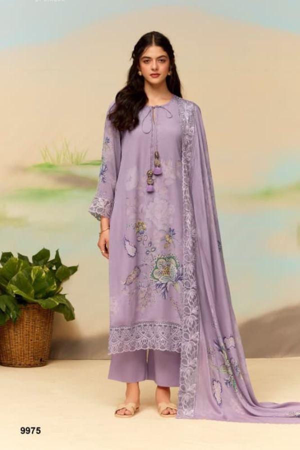 Kimora Fashion Heer Masoom Chinnon Salwar Suit 9975