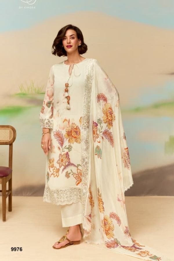 Kimora Fashion Heer Masoom Chinnon Salwar Suit 9976