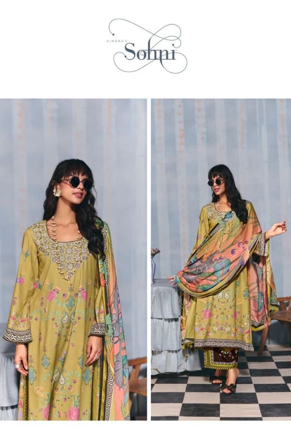 Kimora Fashion Sohni Helina Cotton Lawn Salwar Suit 643
