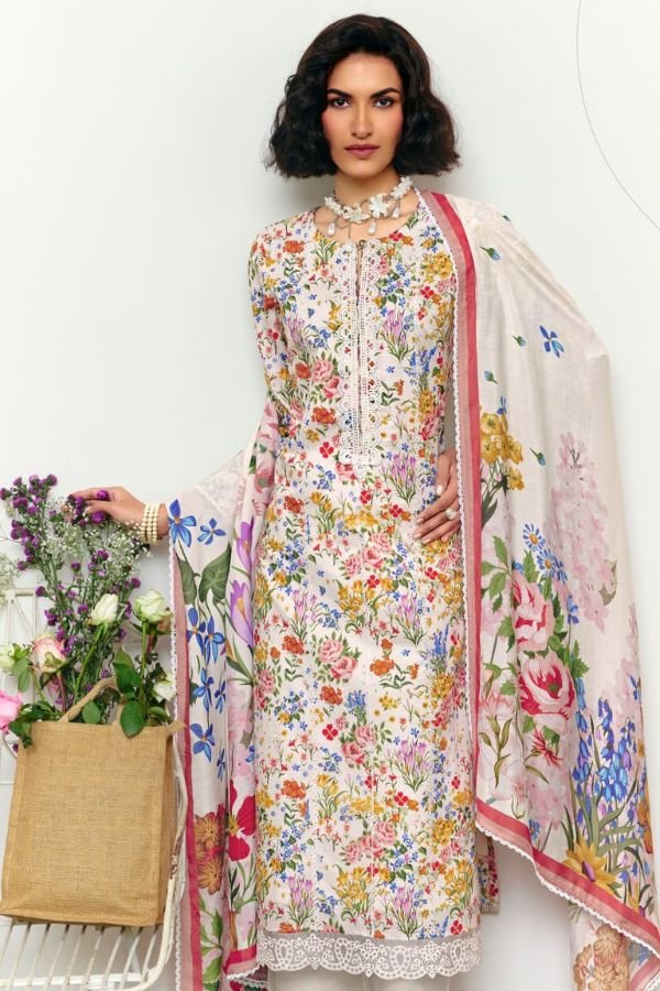 Kimora Fashion Sohni Mehraab Cotton Lawn Salwar Suits 574