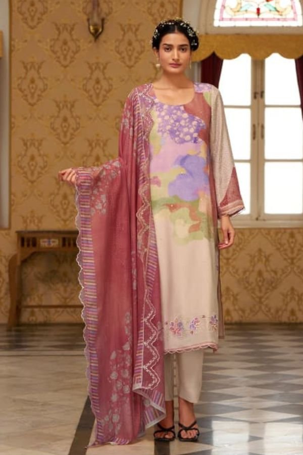Kimora Fashion Sohni Rangrezz Muslin Ladies Suit 2285