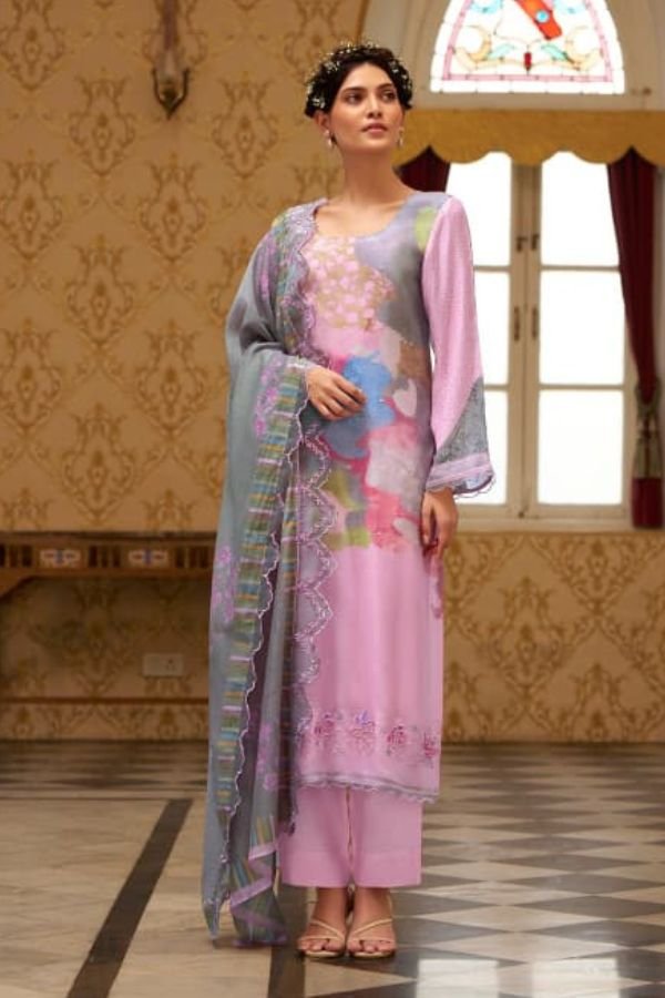 Kimora Fashion Sohni Rangrezz Muslin Ladies Suit 2286