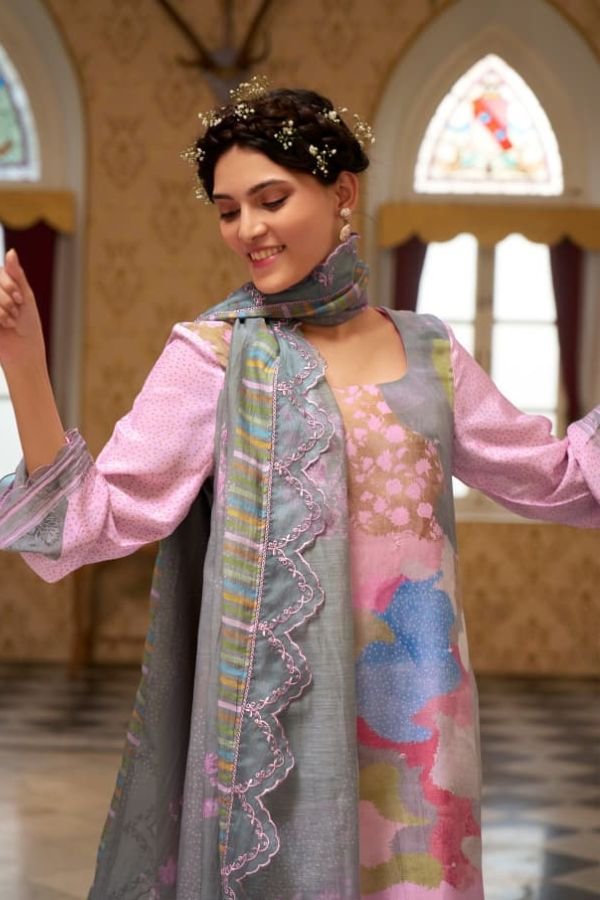 Kimora Fashion Sohni Rangrezz Muslin Ladies Suit 2286