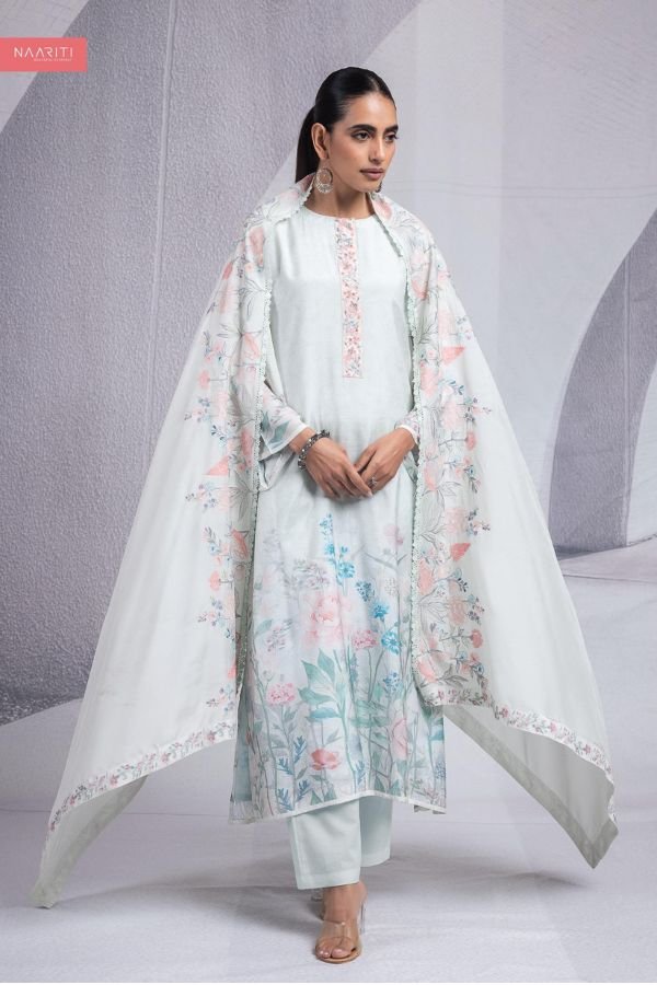 Naariti Shaizy Muslin Unstitched Ladies Suit AGOG-01