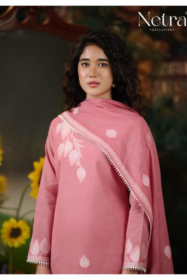 Netra Exclusive Eva Pure Banarasi Mul Suit NE-C 2134 A