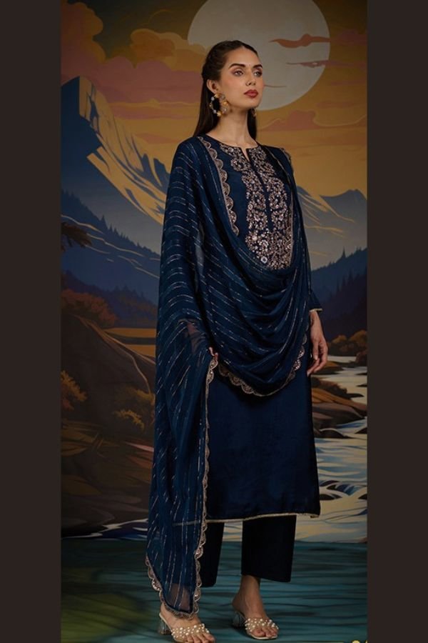 Netra Exclusive Ketki Silk Ladies Suit NE-C 1053 F