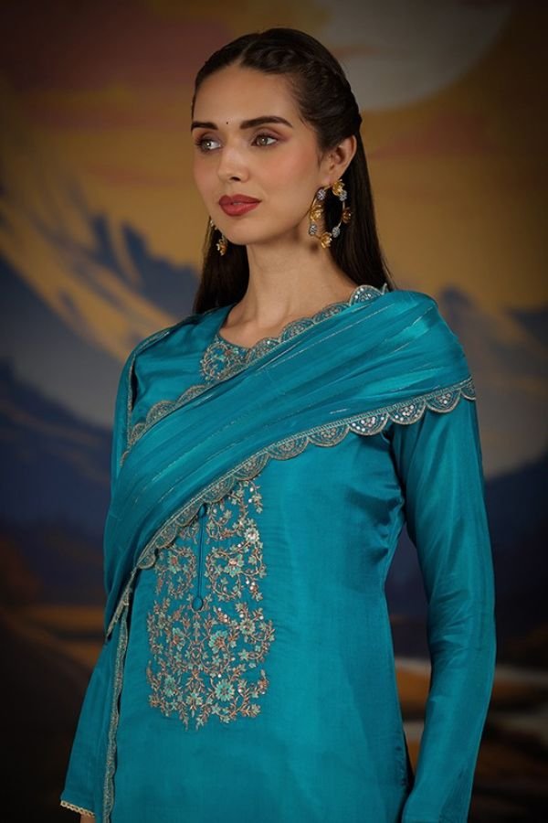 Netra Exclusive Ketki Silk Ladies Suit NE-C 1053 C