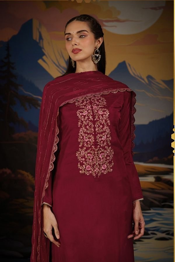 Netra Exclusive Ketki Silk Ladies Suit NE-C 1053 G