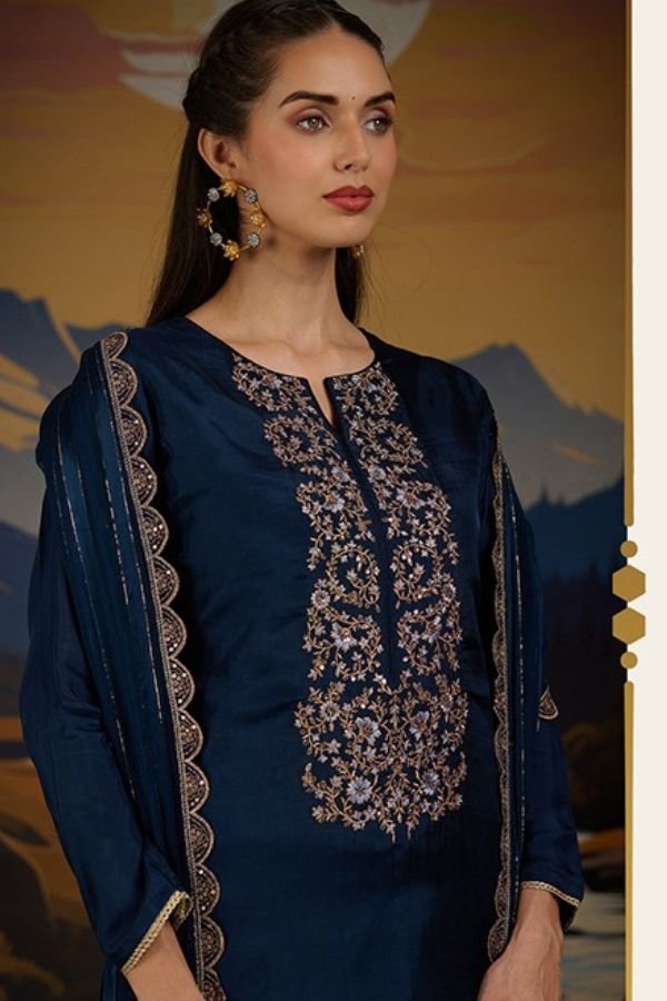 Netra Exclusive Ketki Silk Ladies Suit NE-C 1053 F