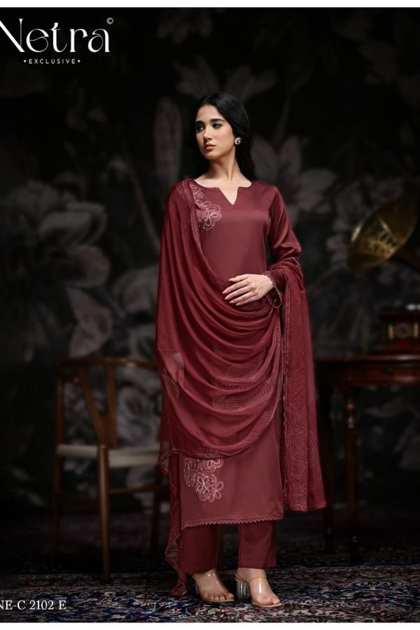 Netra Exclusive Stree Pure Cotton Ladies Suit NE-C 2102-E
