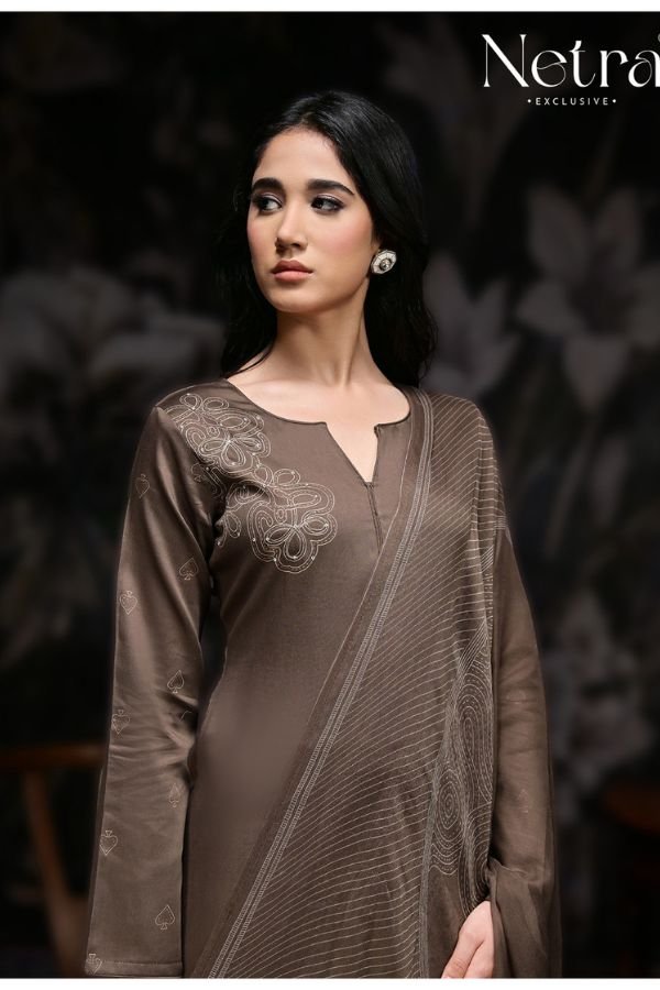 Netra Exclusive Stree Pure Cotton Ladies Suit NE-C 2102-F