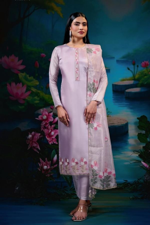 Netra Exclusive Zara Silk Ladies Suits NE-C 1217 D