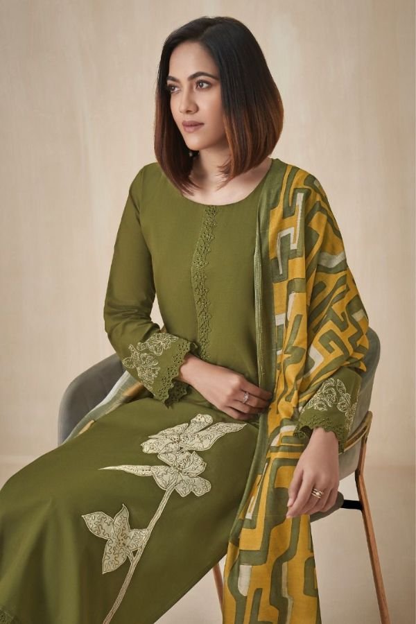 Omtex Aashvi Lawn Cotton Ladies Salwar Suits 14021-A