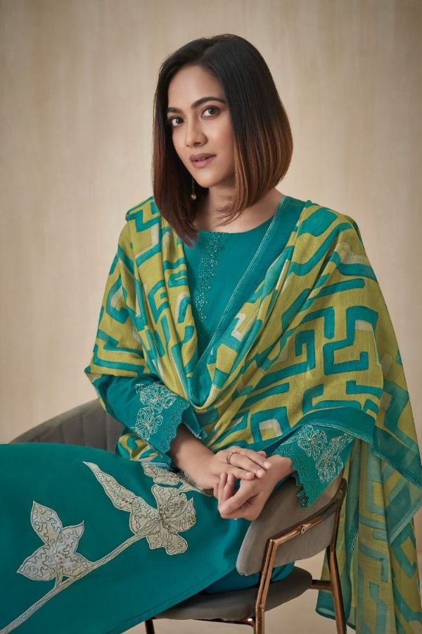 Omtex Aashvi Lawn Cotton Ladies Salwar Suits 14021-D