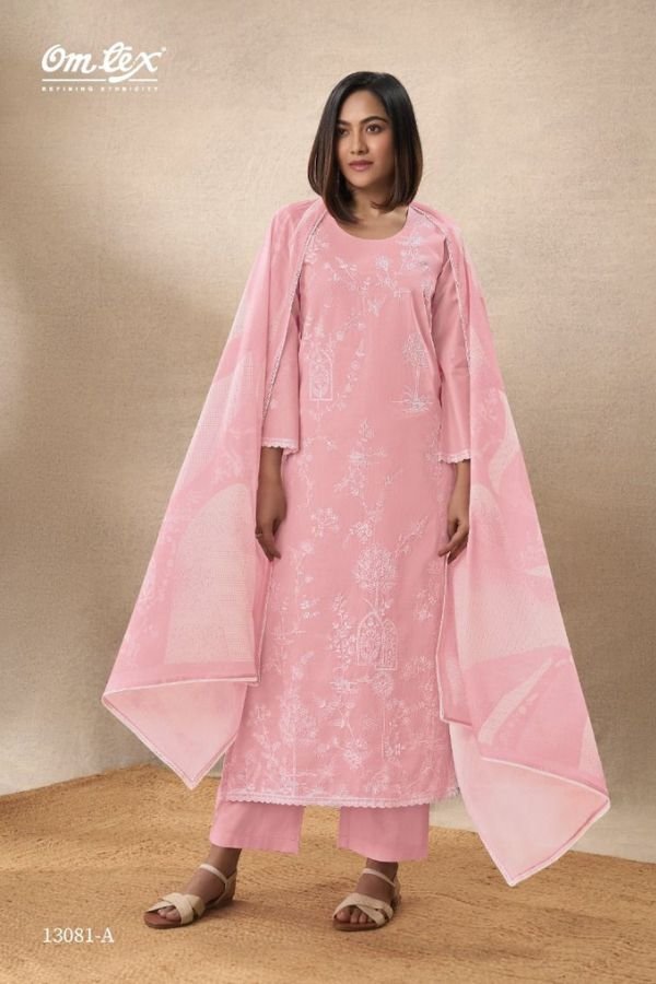 Omtex Prabhleen Lawn Cotton Ladies Salwar Suits 13081-A