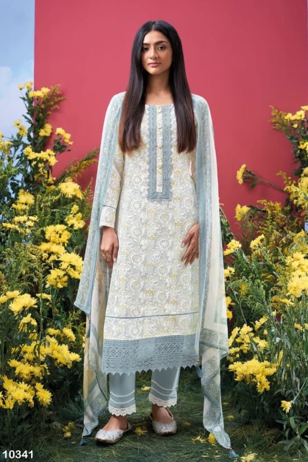 Reyna Heer Linen Unstitched Salwar Suits 10341