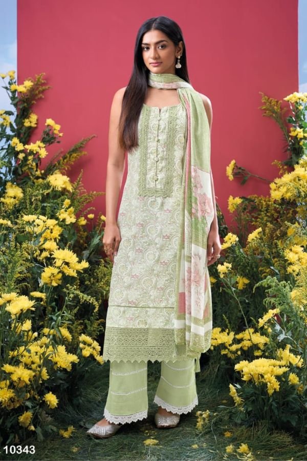 Reyna Heer Linen Unstitched Salwar Suits 10343