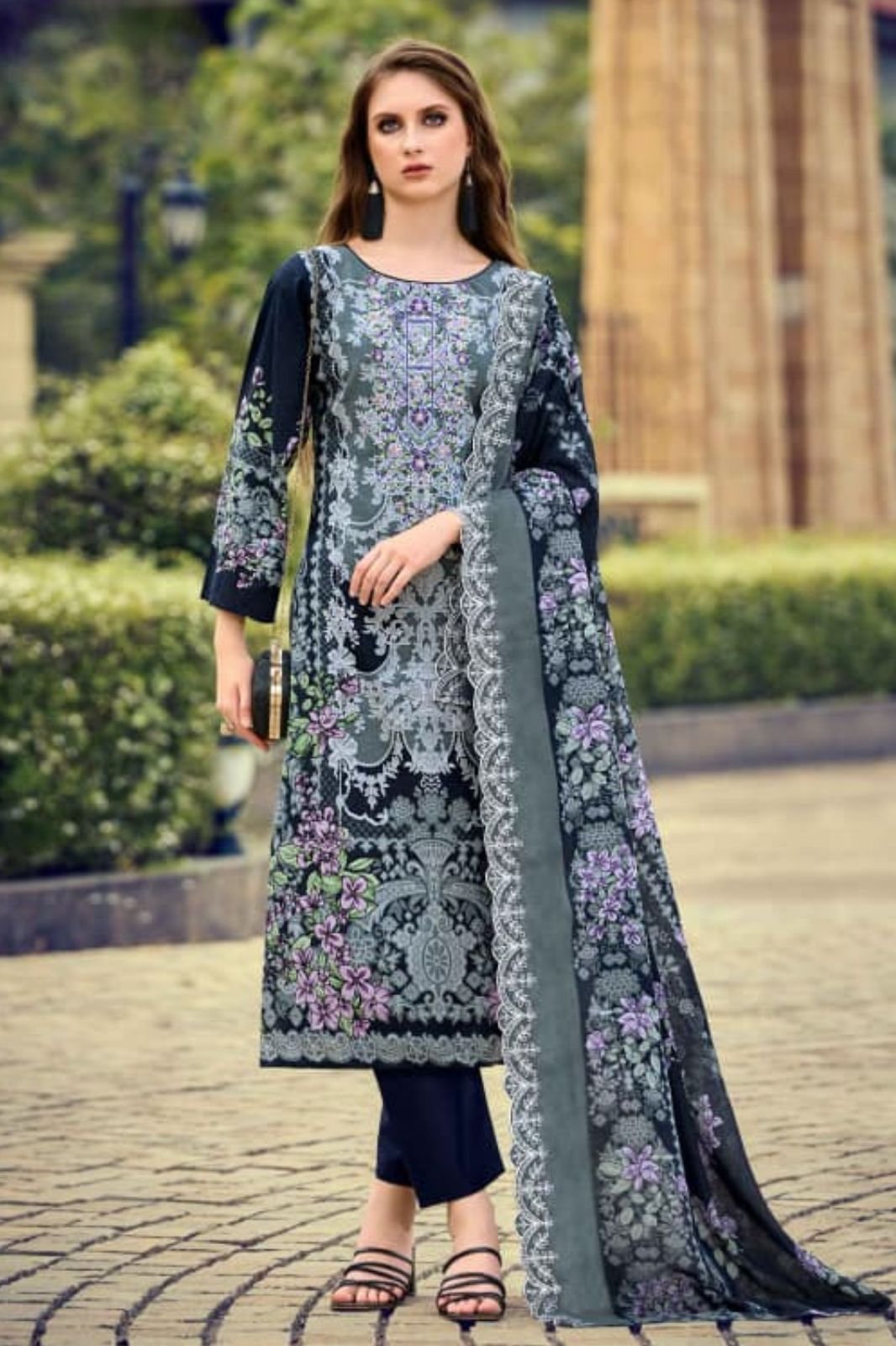 Riaz Arts Himsa Cotton Camric Lawn Ladies Suit 1001-03