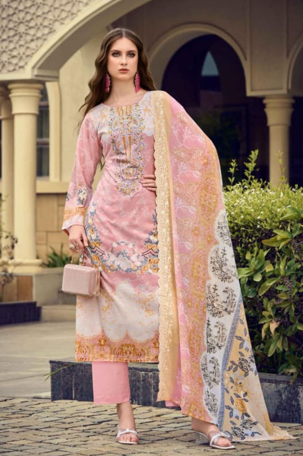 Riaz Arts Himsa Cotton Camric Lawn Ladies Suit 1001-07