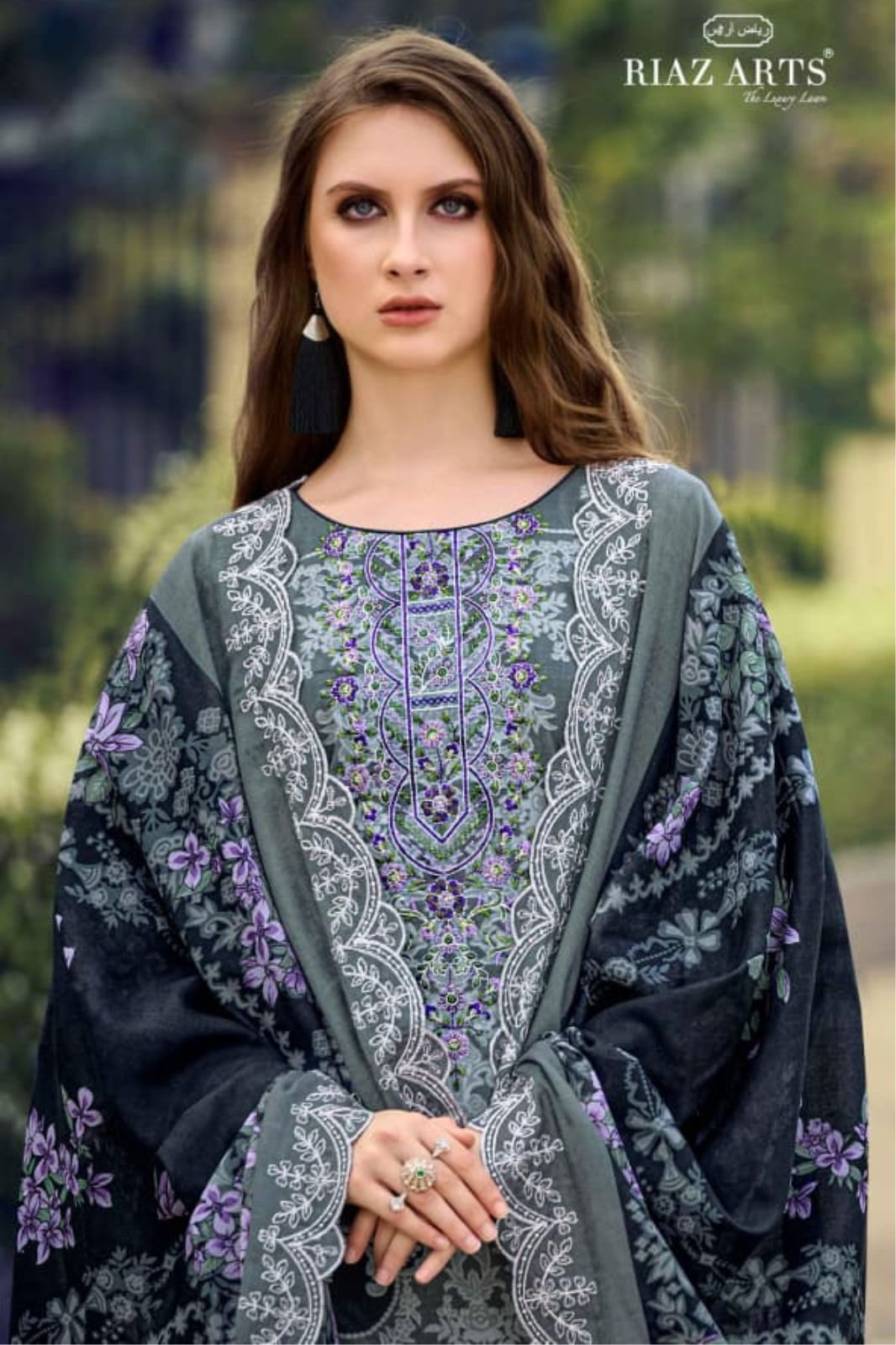 Riaz Arts Himsa Cotton Camric Lawn Ladies Suit 1001-03