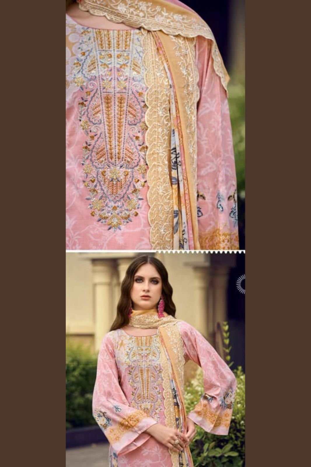 Riaz Arts Himsa Cotton Camric Lawn Ladies Suit 1001-07