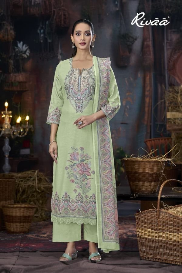 Rivaa Amara Linen Printed Salwar Suit 4176-A