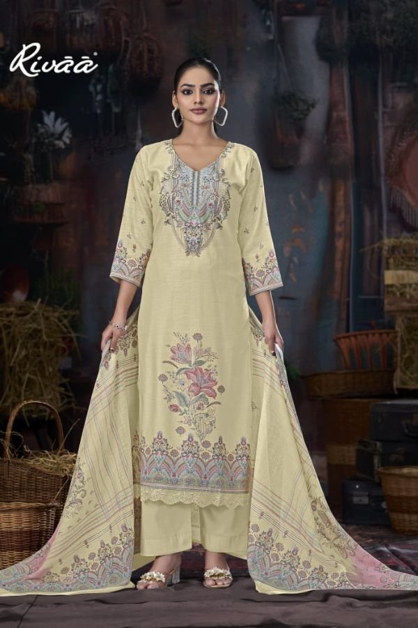 Rivaa Amara Linen Printed Salwar Suit 4176-B