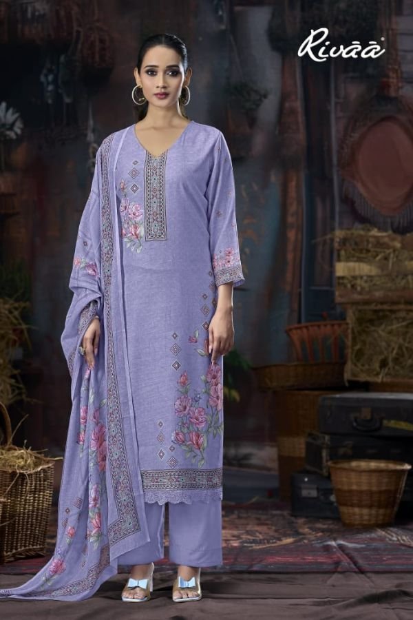 Rivaa Amara Linen Printed Salwar Suit 4177-A