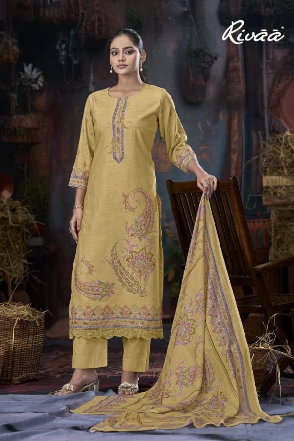 Rivaa Amara Linen Printed Salwar Suit 4178-B