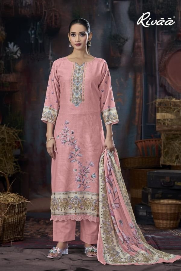 Rivaa Amara Linen Printed Salwar Suit 4179-B