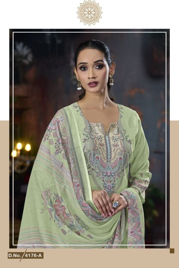 Rivaa Amara Linen Printed Salwar Suit 4176-A