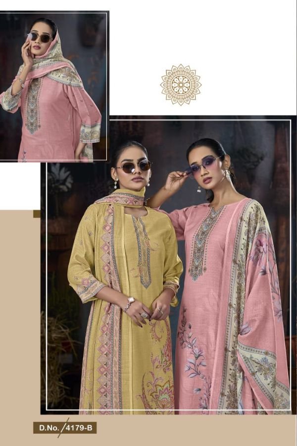 Rivaa Amara Linen Printed Salwar Suit 4179-B
