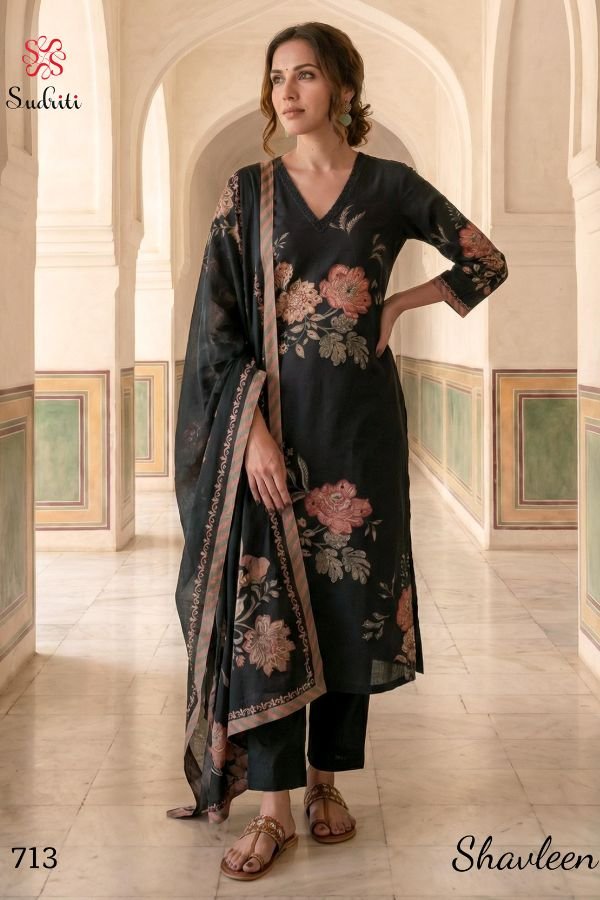 Sahiba Sudriti Shavleen Cotton Lawn Printed Salwar Suit 713
