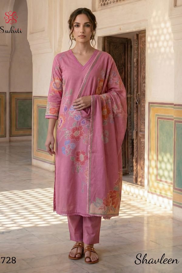 Sahiba Sudriti Shavleen Cotton Lawn Printed Salwar Suit 728