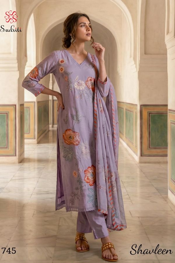 Sahiba Sudriti Shavleen Cotton Lawn Printed Salwar Suit 745