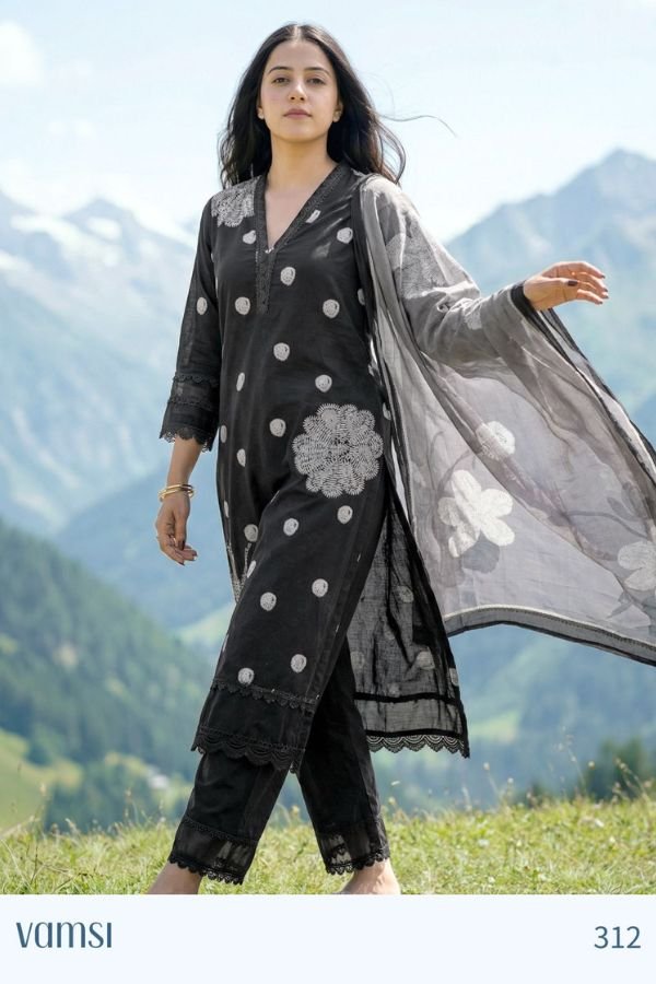 Sahiba Vamsi Pure Cotton Lawn Ladies Printed Suit 312