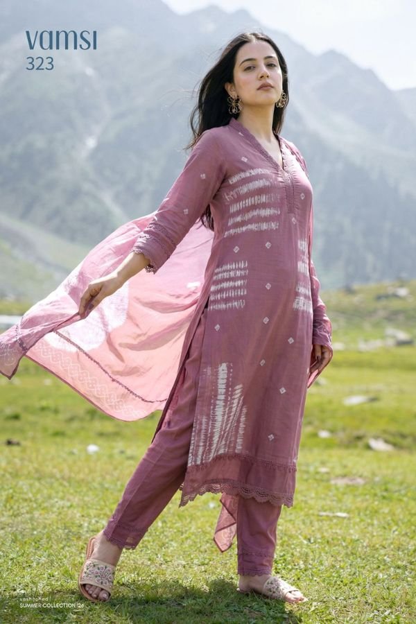 Sahiba Vamsi Pure Cotton Lawn Ladies Printed Suit 323