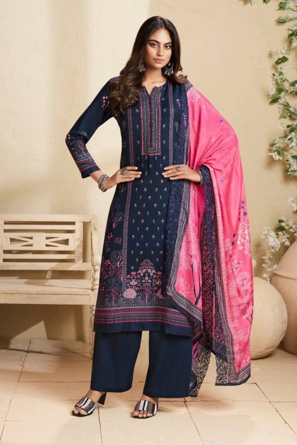 Shiddat Bluebell 1005 Muslin Salwar Suits 1005 B