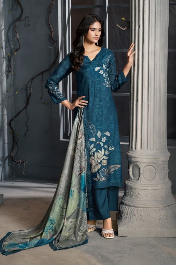 Shiddat Bluebell 1009 Muslin Salwar Suits 1009 B