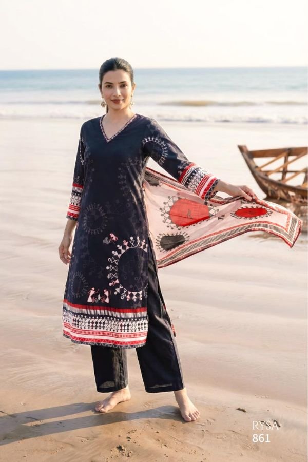Sudriti Rysa Cotton Lawn Printed Salwar Suit 861