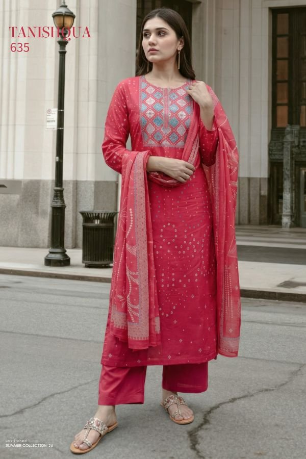 Sudriti Tanishqua Cotton Lawn Printed Salwar Suit 635