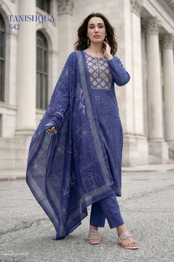 Sudriti Tanishqua Cotton Lawn Printed Salwar Suit 642