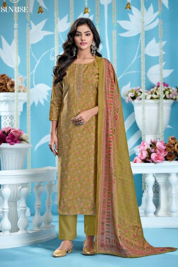 Sunrise Somya 2 Modal Silk Unstitched Salwar Suits 2002