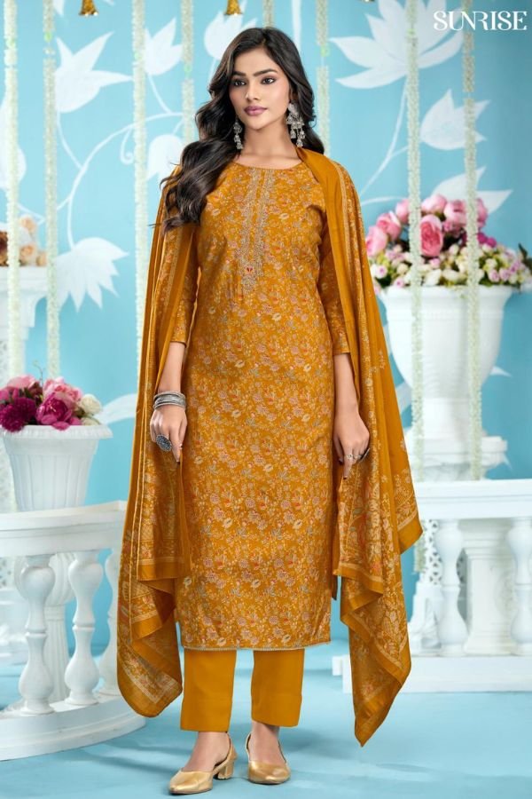 Sunrise Somya 2 Modal Silk Unstitched Salwar Suits 2007