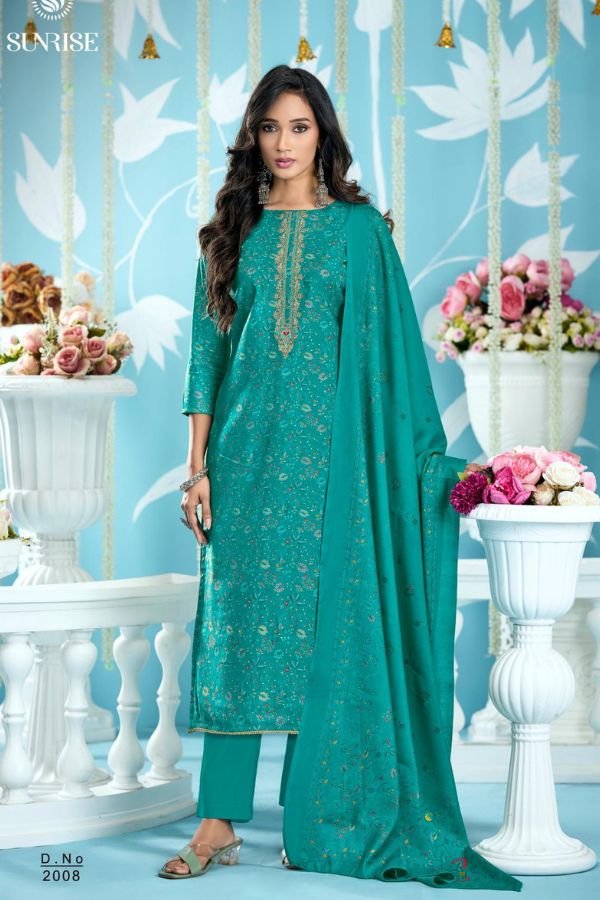 Sunrise Somya 2 Modal Silk Unstitched Salwar Suits 2008