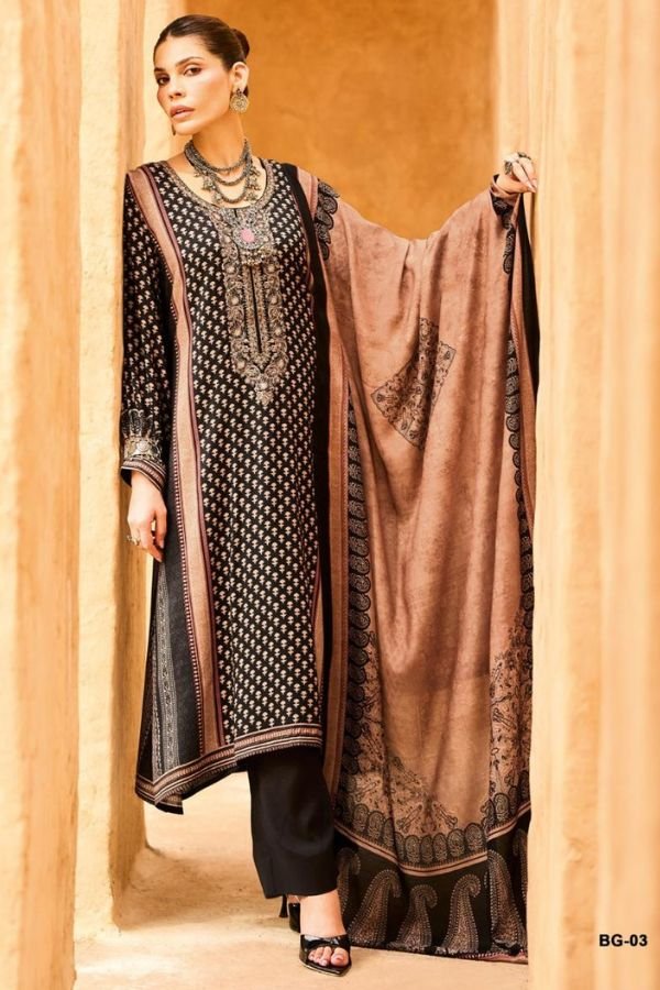 Varsha Fashion Bagh Muslin Ladies Salwar Suits BG-03