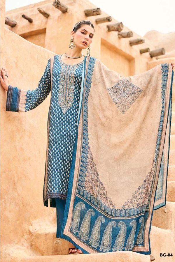 Varsha Fashion Bagh Muslin Ladies Salwar Suits BG-04